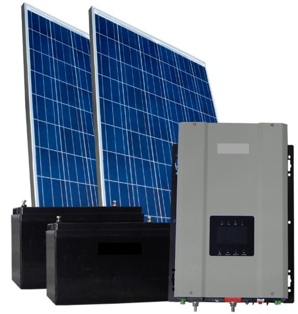 panel solar con inversor solar