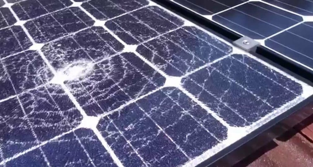 panel solar roto