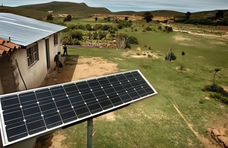 panel solar en la agricultura 