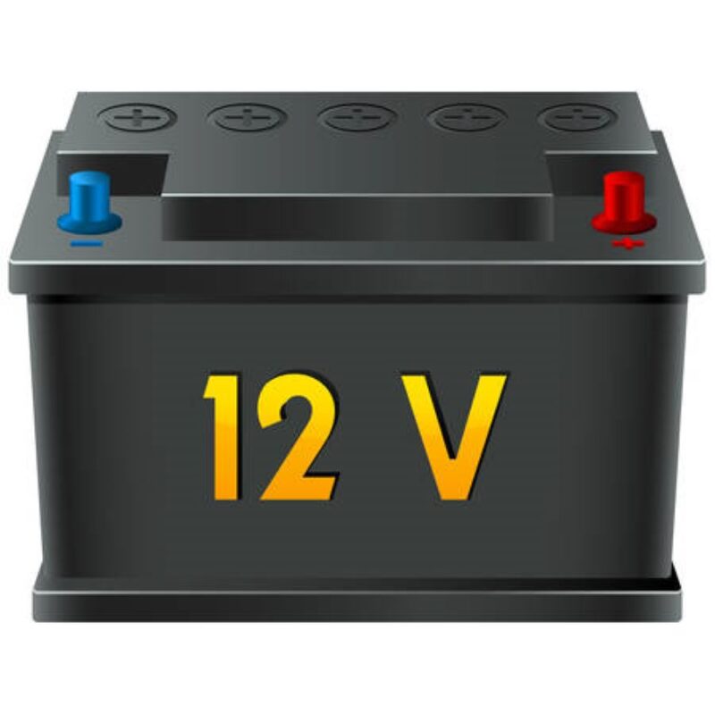 bateria de 12 Vdc que es la alimentacion electrica del tablero de transferencia automático