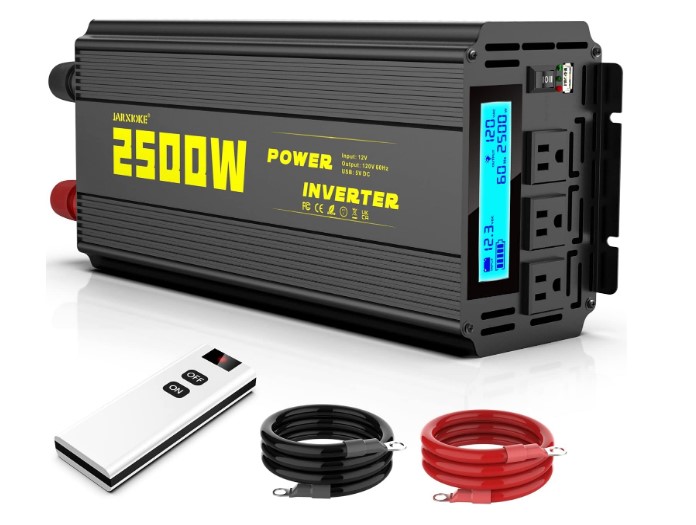 Inverter brand JARXIOKE with a continuous power of 2500 W