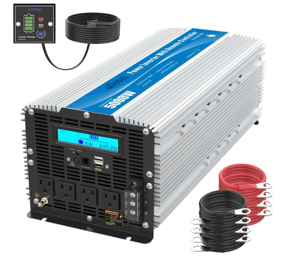 DC/AC inverter with 5000 W continuous power Brand Giandel
