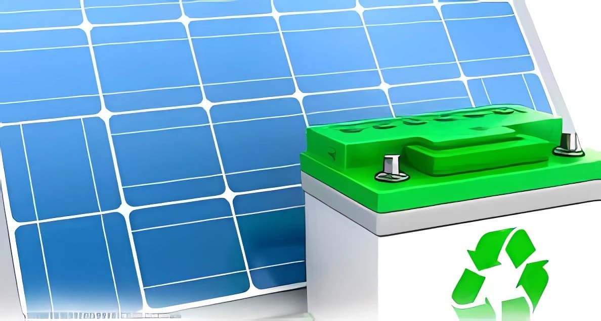 Battery and panel in an affordable solar power system